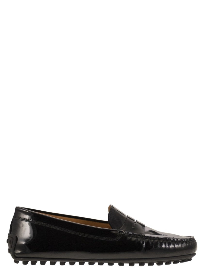 Tod's City Gommino Moccasin In Leather