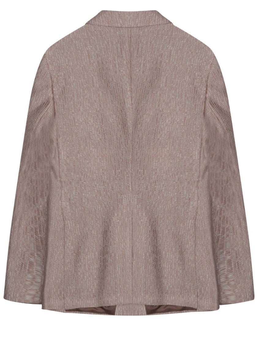 Tagliatore Cotton Structured Front Flap Blazer