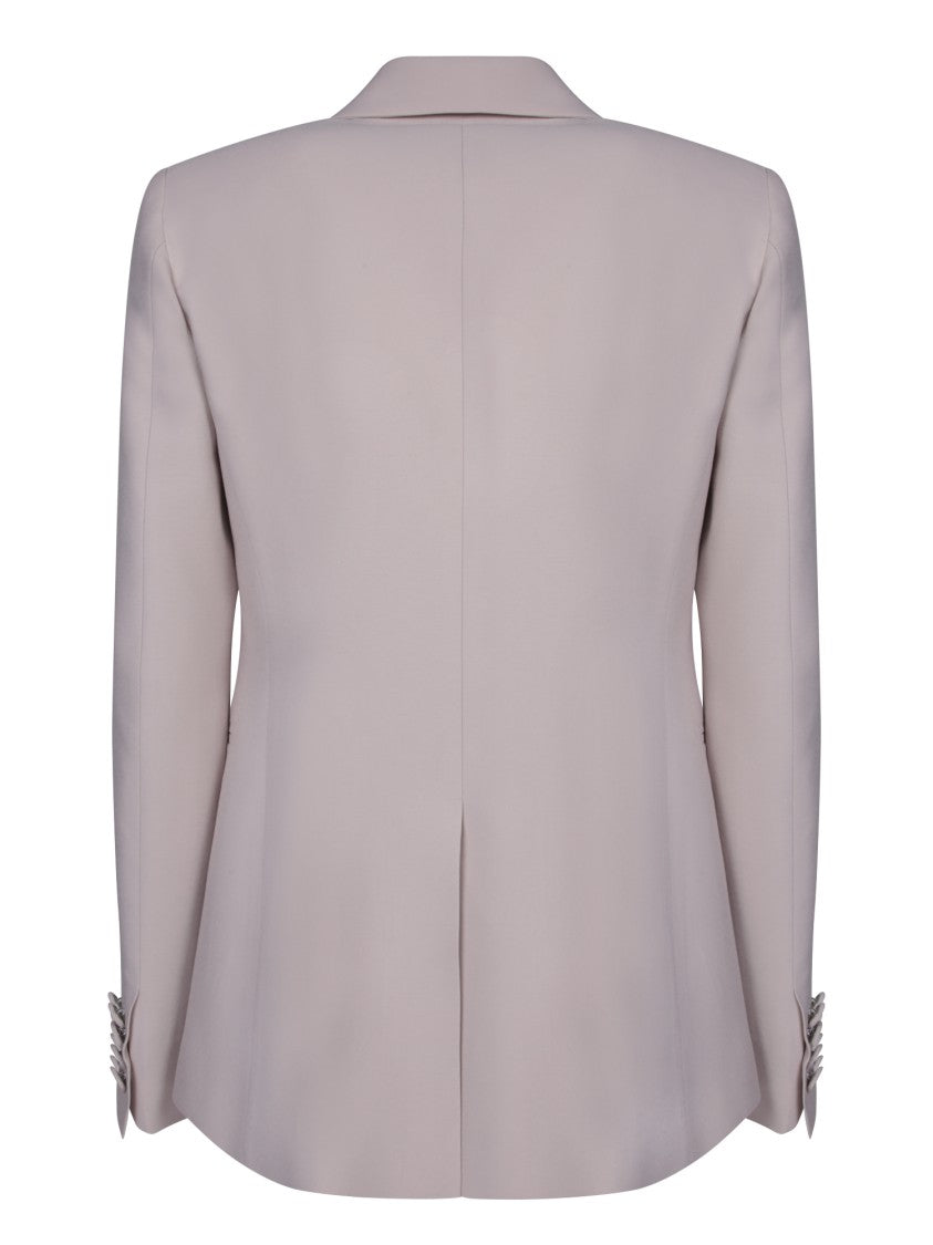 Blanca Vita Grey Single-Breasted Jacket