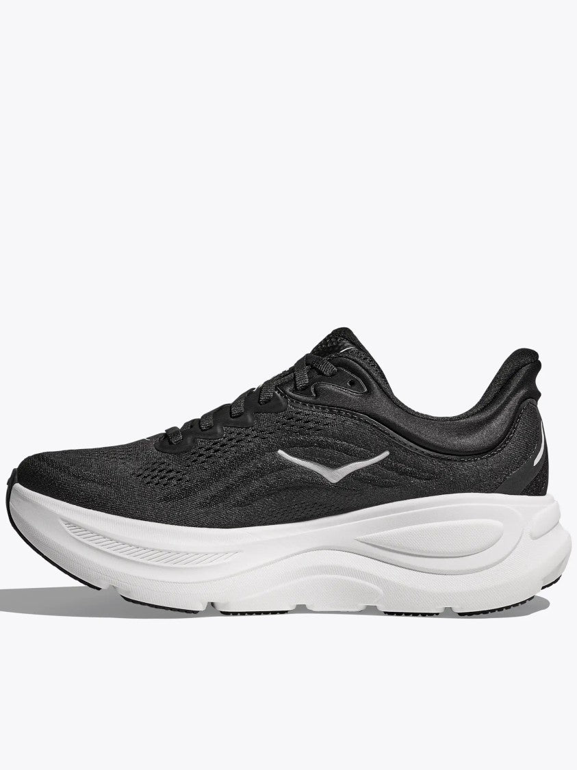 Hoka Black Bondi 9 Cushioned Mesh Sneakers