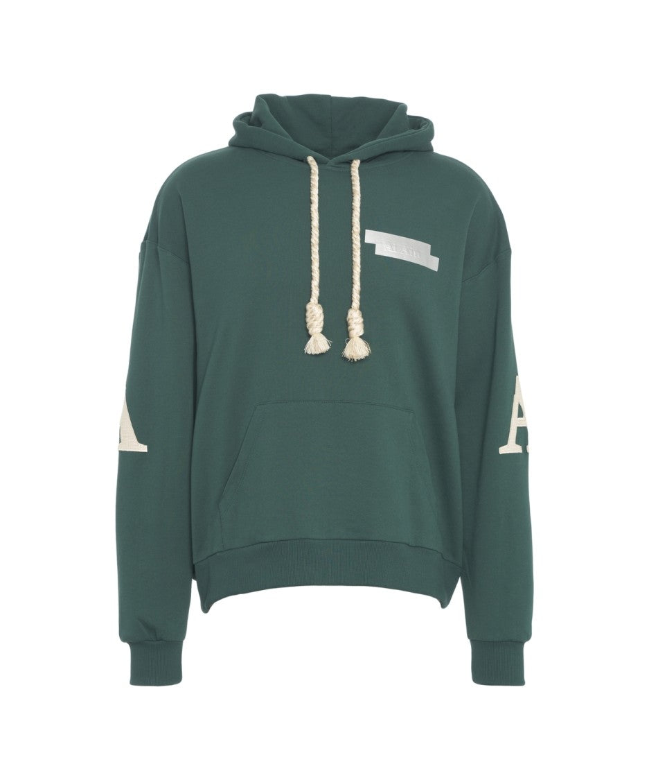 Al Ain Loose Fit Hoodie With Braided Drawstrings And Bold Graphics