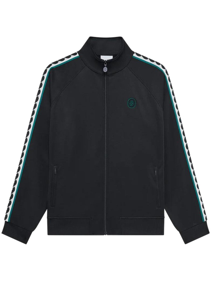 Drôle De Monsieur Classic Black Sweatshirt With Ribbed Detailing