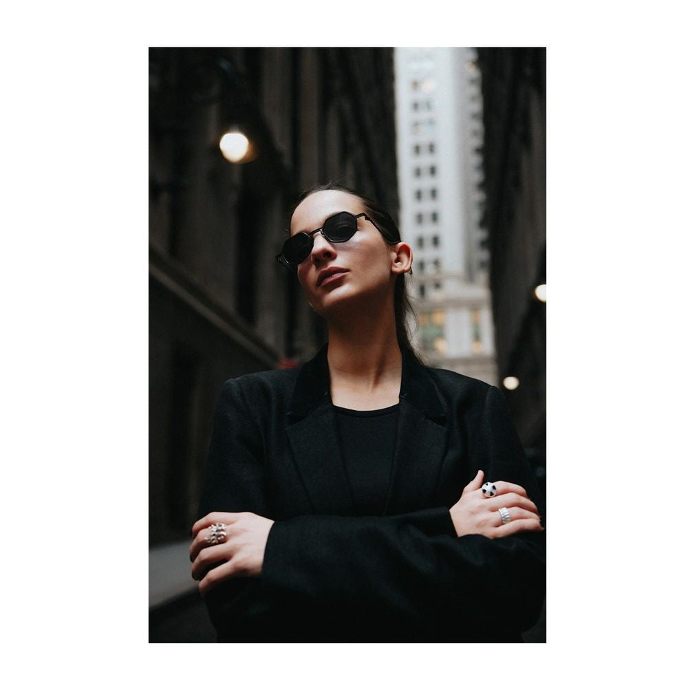 Capote Eyewear Guri Geometric Titanium Guri Sunglasses
