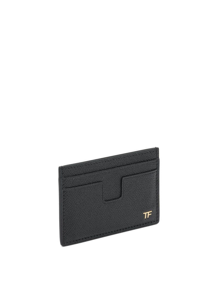 Tom Ford Small Grain Leather Card Holder