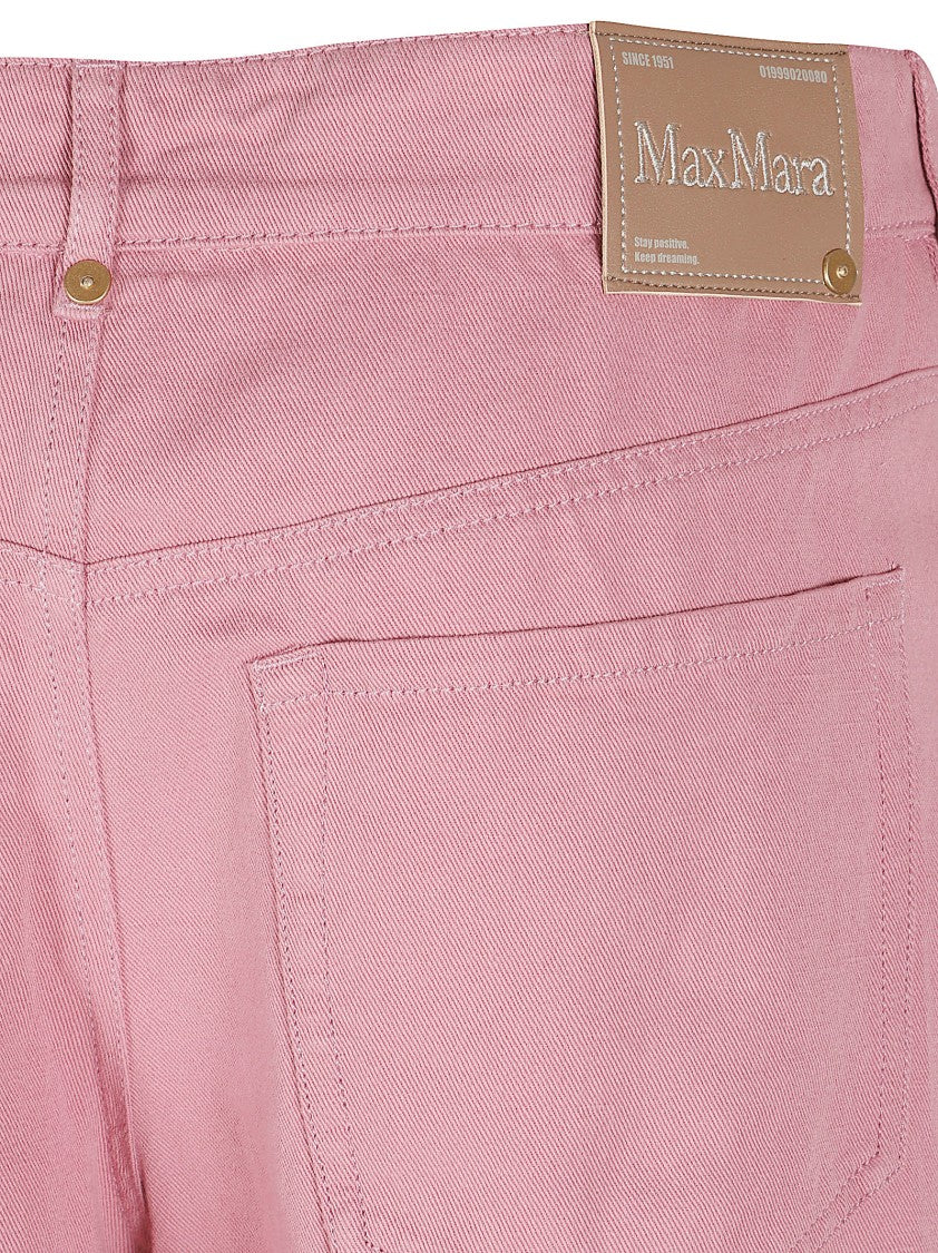 Max Mara Relaxed Straight-Leg Trousers With Five-Pocket Styling