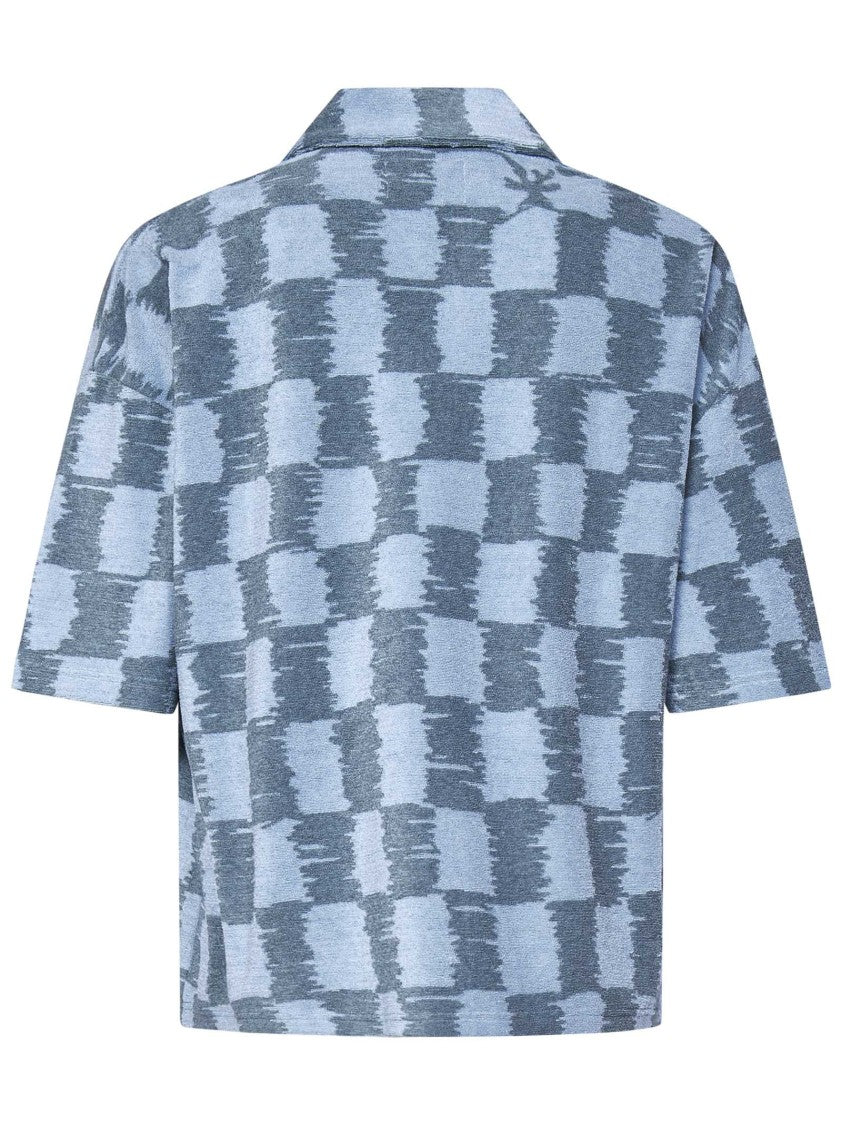 Bonsai Boxy Fit Viscose Blend Polo Shirt