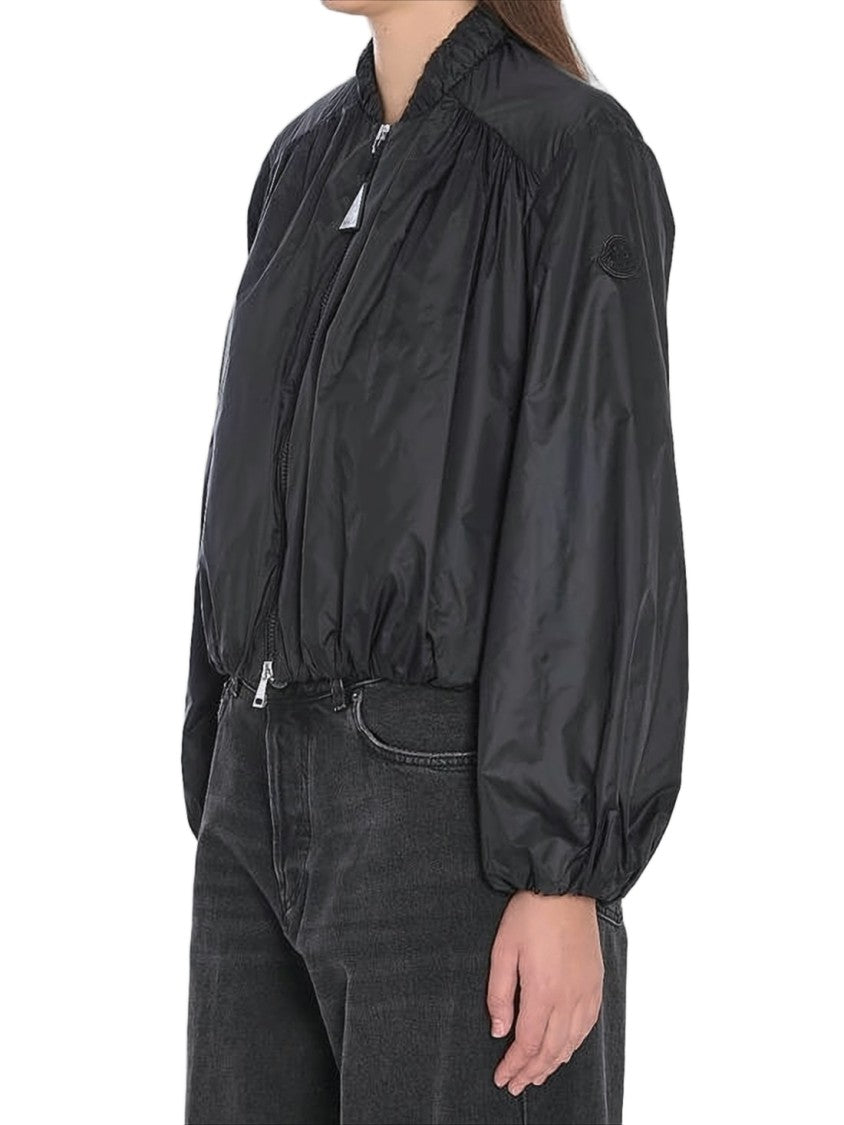 Moncler Lightweight Cropped Jacket With Gathered Yoke
