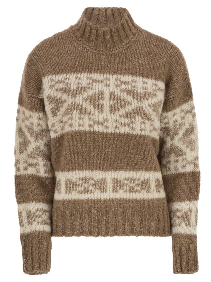 Peserico Alpaca, Cotton And Wool Knitwear