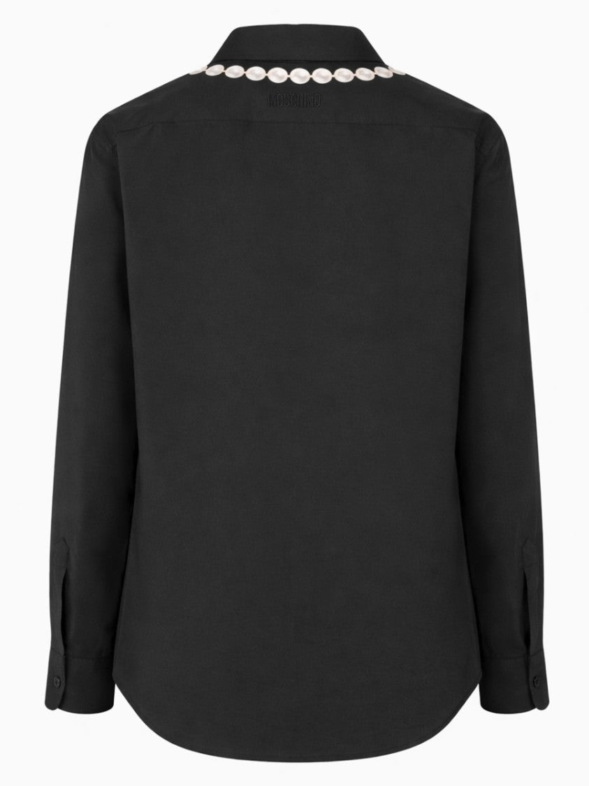 Moschino Long Sleeve Chain Neck Shirt