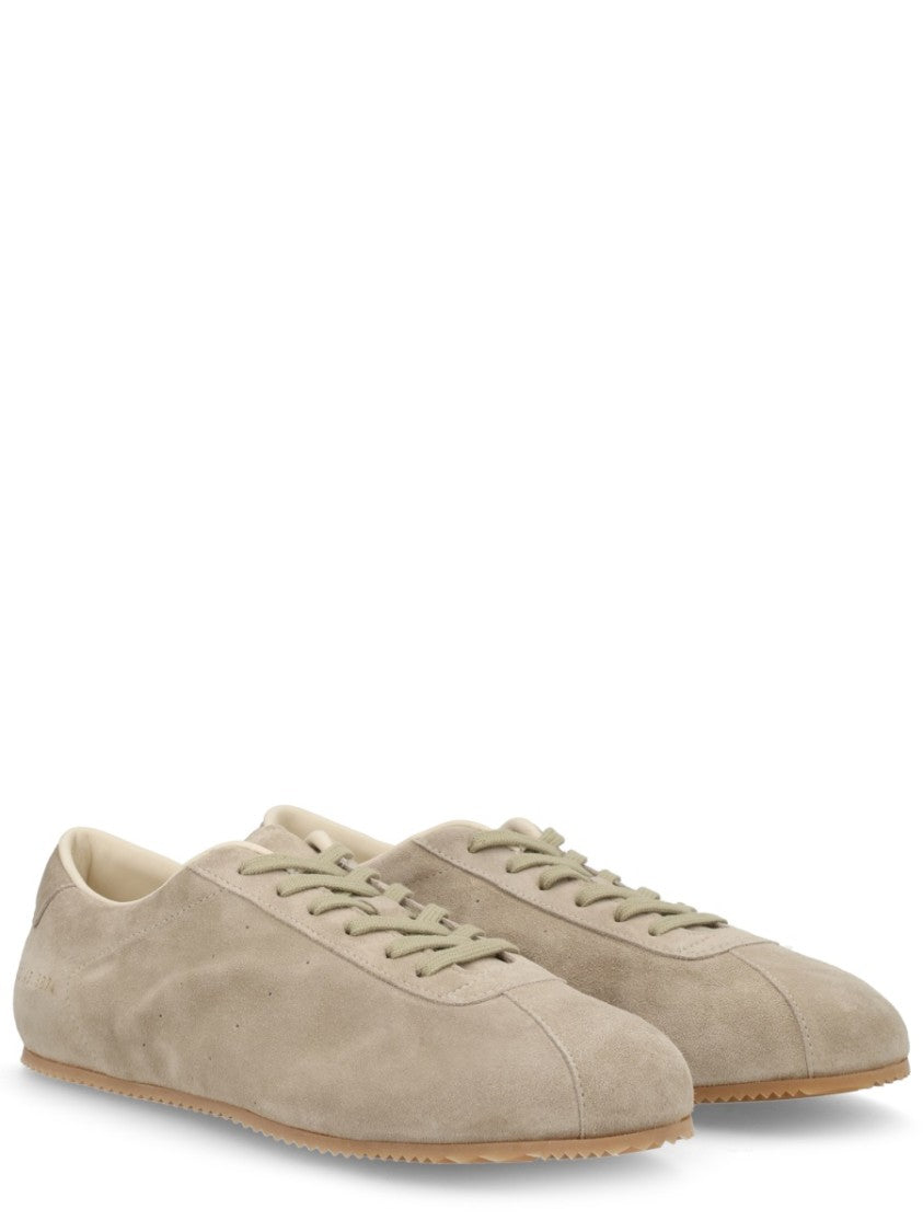 Common Projects White Minimalist Suede Low-Top Sneakers