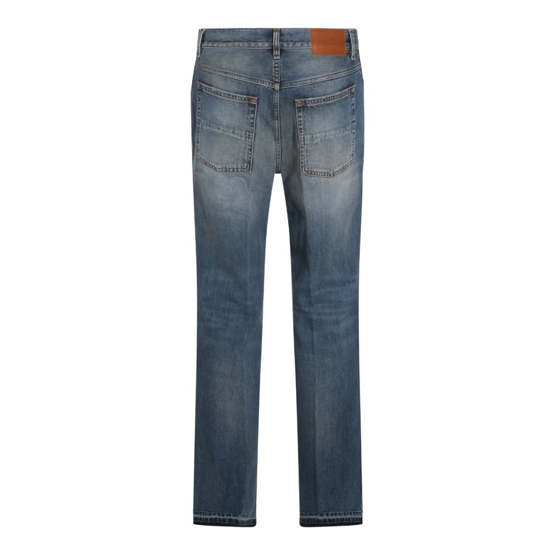 Amiri Medium Blue Classic Five-Pocket Straight-Leg Jeans