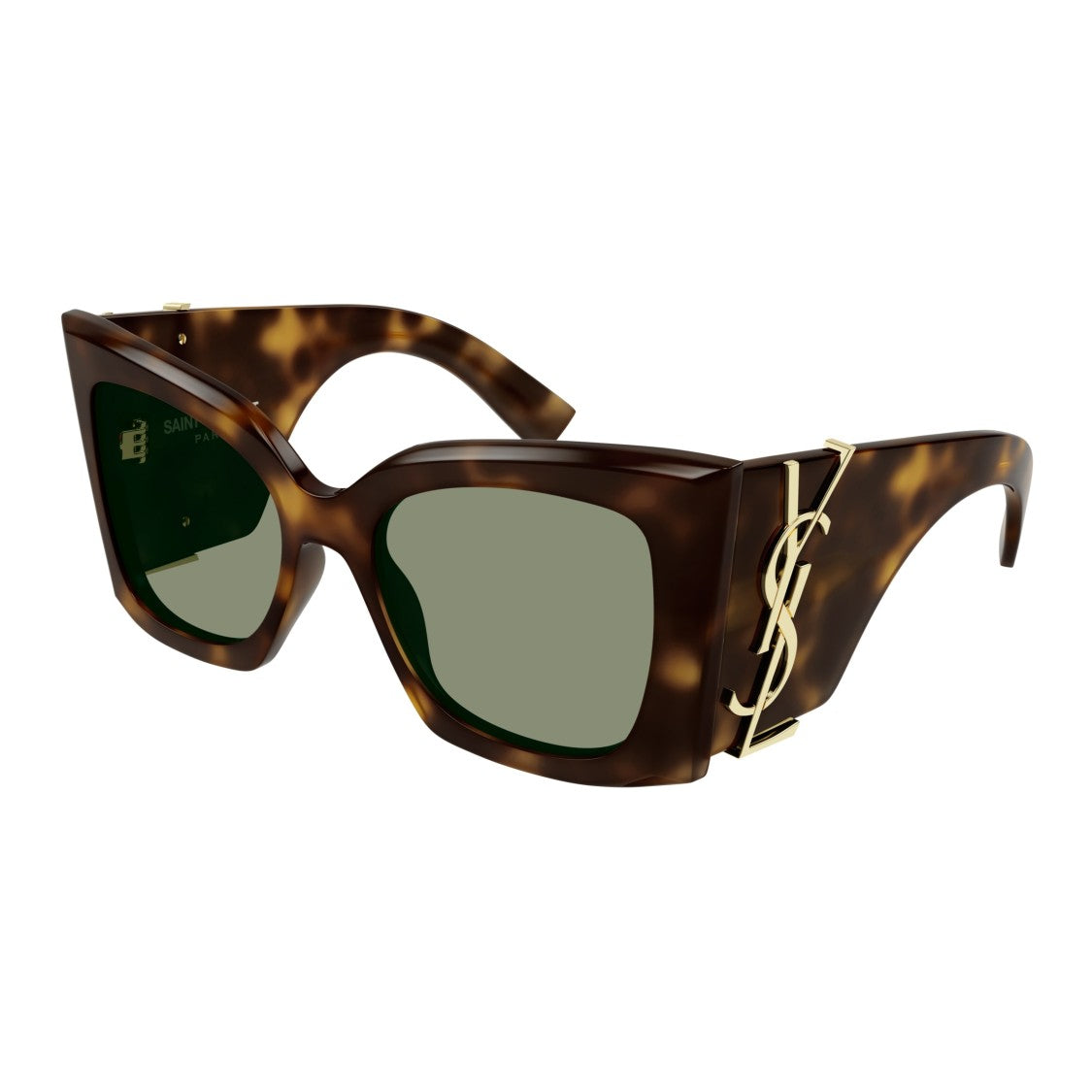 Saint Laurent Sl M119 Blaze Oversized Tortoiseshell Sunglasses
