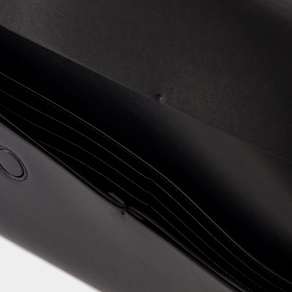 Jil Sander Folded Small Crossbody - Leather - Black