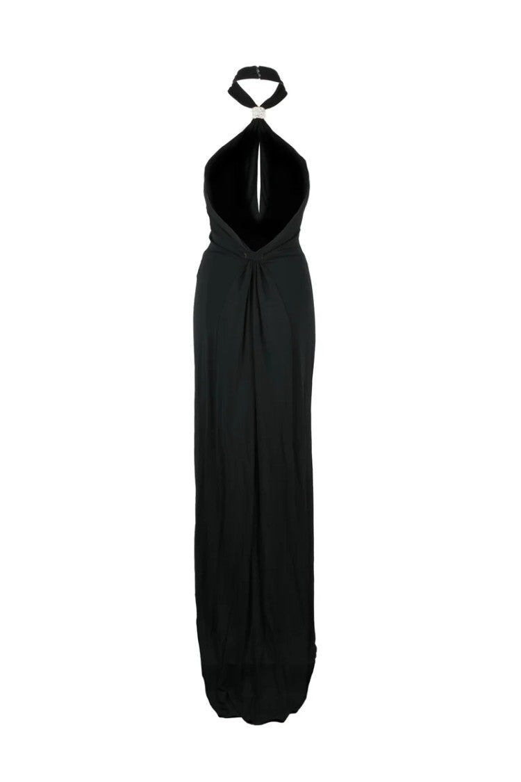 Elisabetta Franchi Long Dress - Black