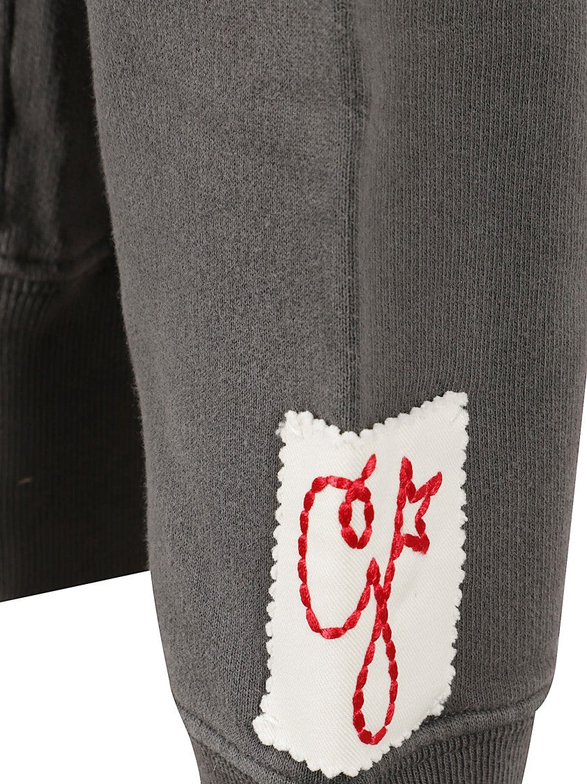 Golden Goose Cotton Sweatshirt With Logo Print