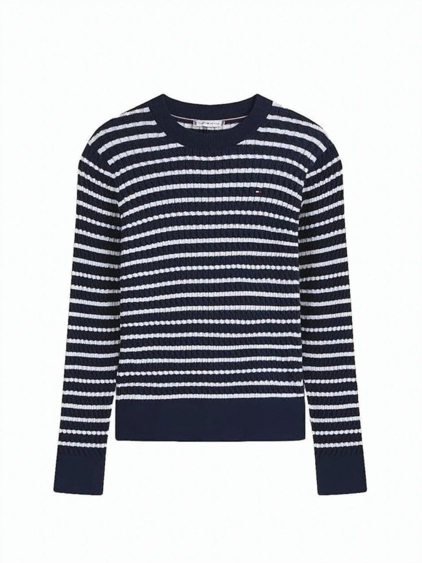Tommy Hilfiger Horizontal Striped Knit Sweater