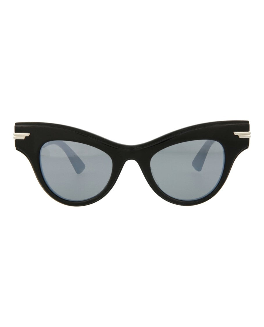 Bottega Veneta Cat Eye-Frame Acetate Sunglasses With Saddle Nose Bridge