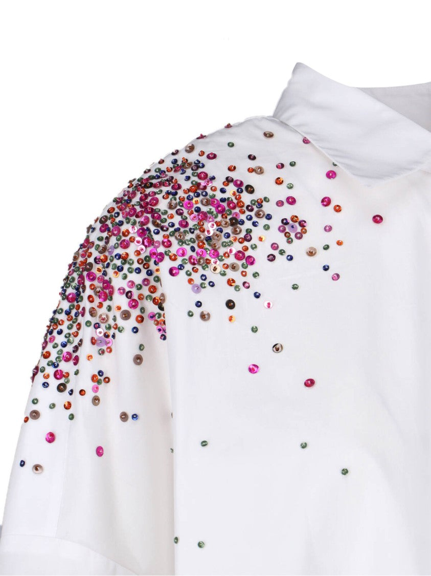 Dries Van Noten Structured White Shirt With Tailored Fit