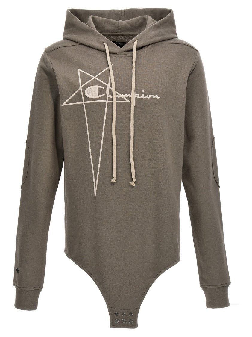 Rick Owens Champion X  Hooded Bodysuit