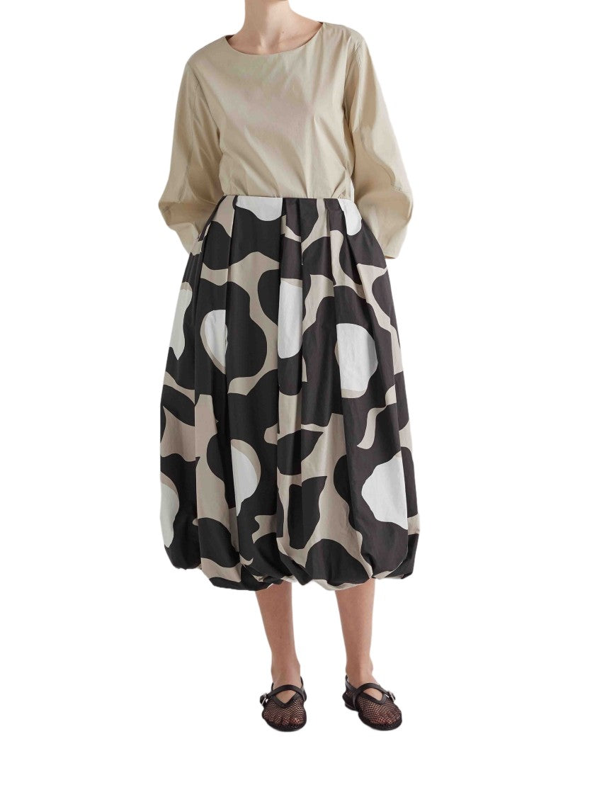 Meimeij Gonna Voluminous Midi Cotton Skirt