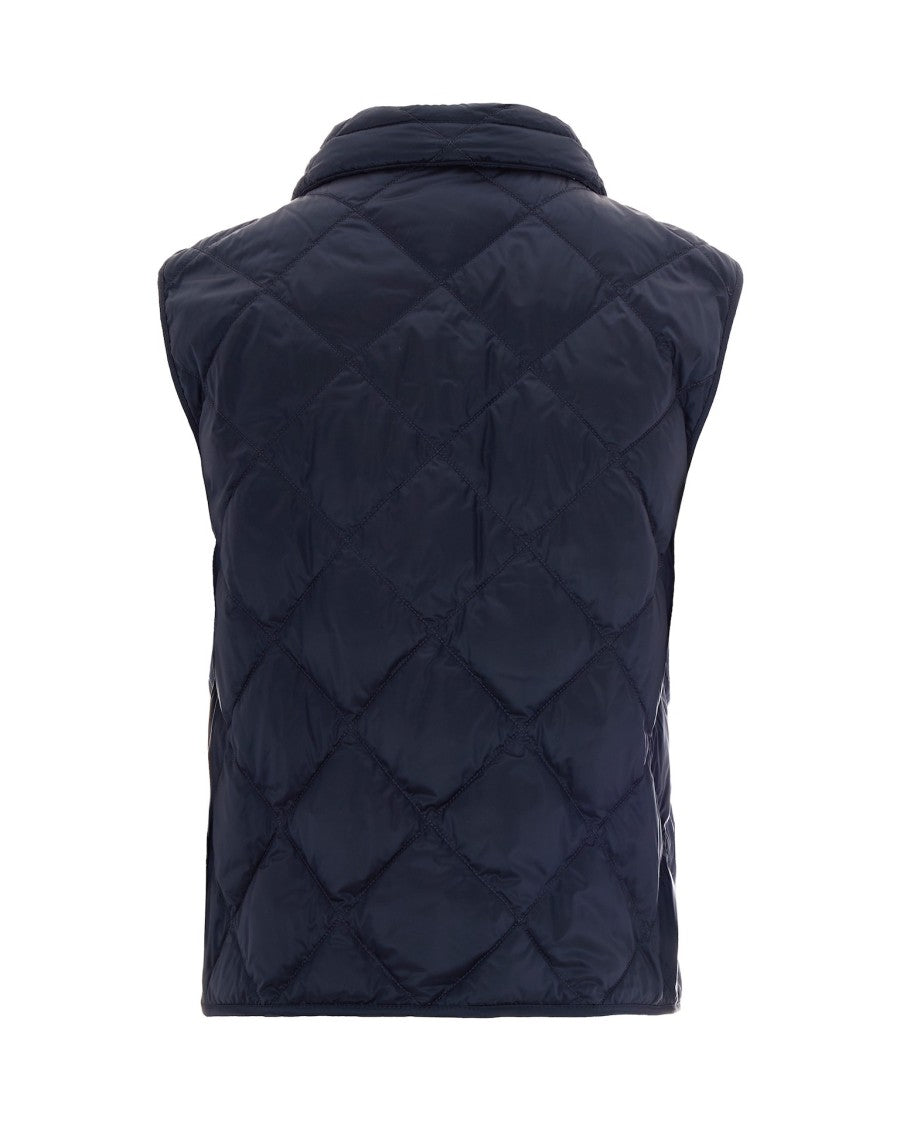 Max Mara Night Blue Quilted Gilet