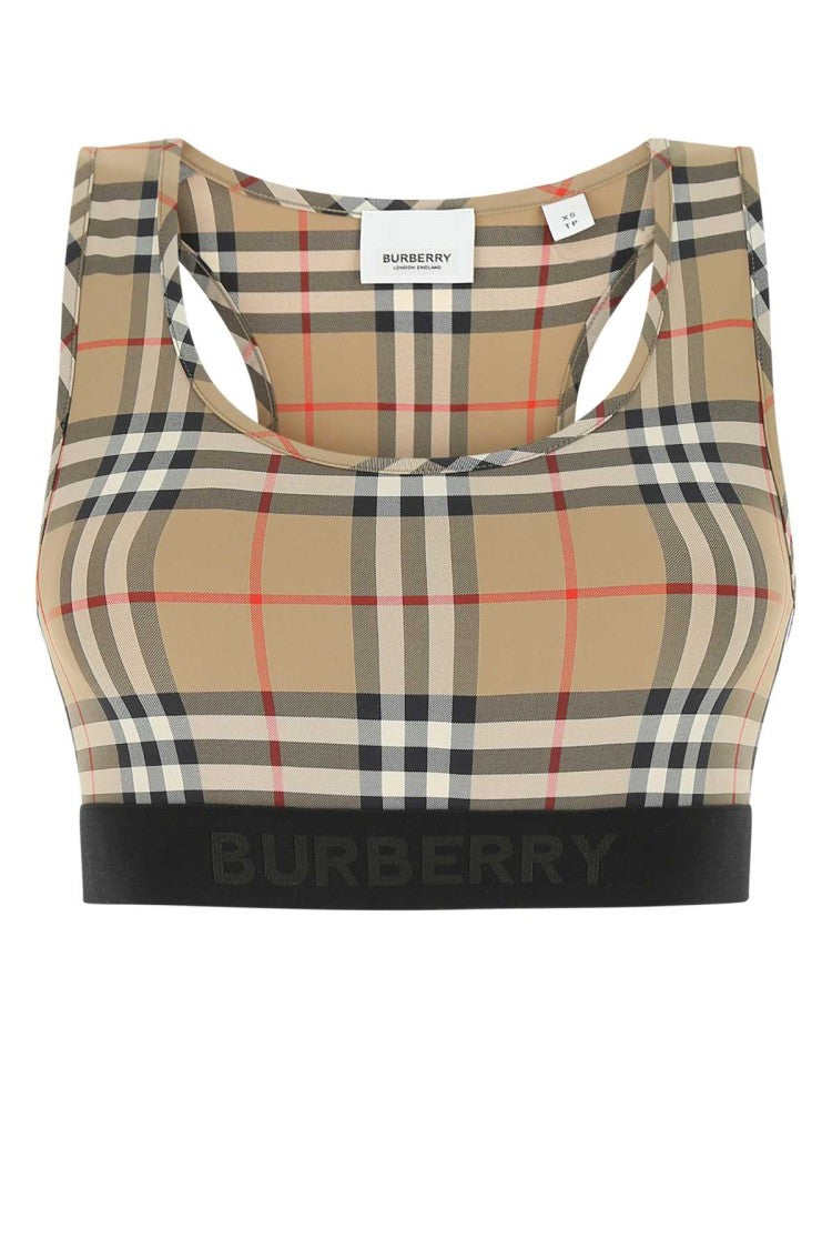 Burberry Printed Stretch Nylon Top