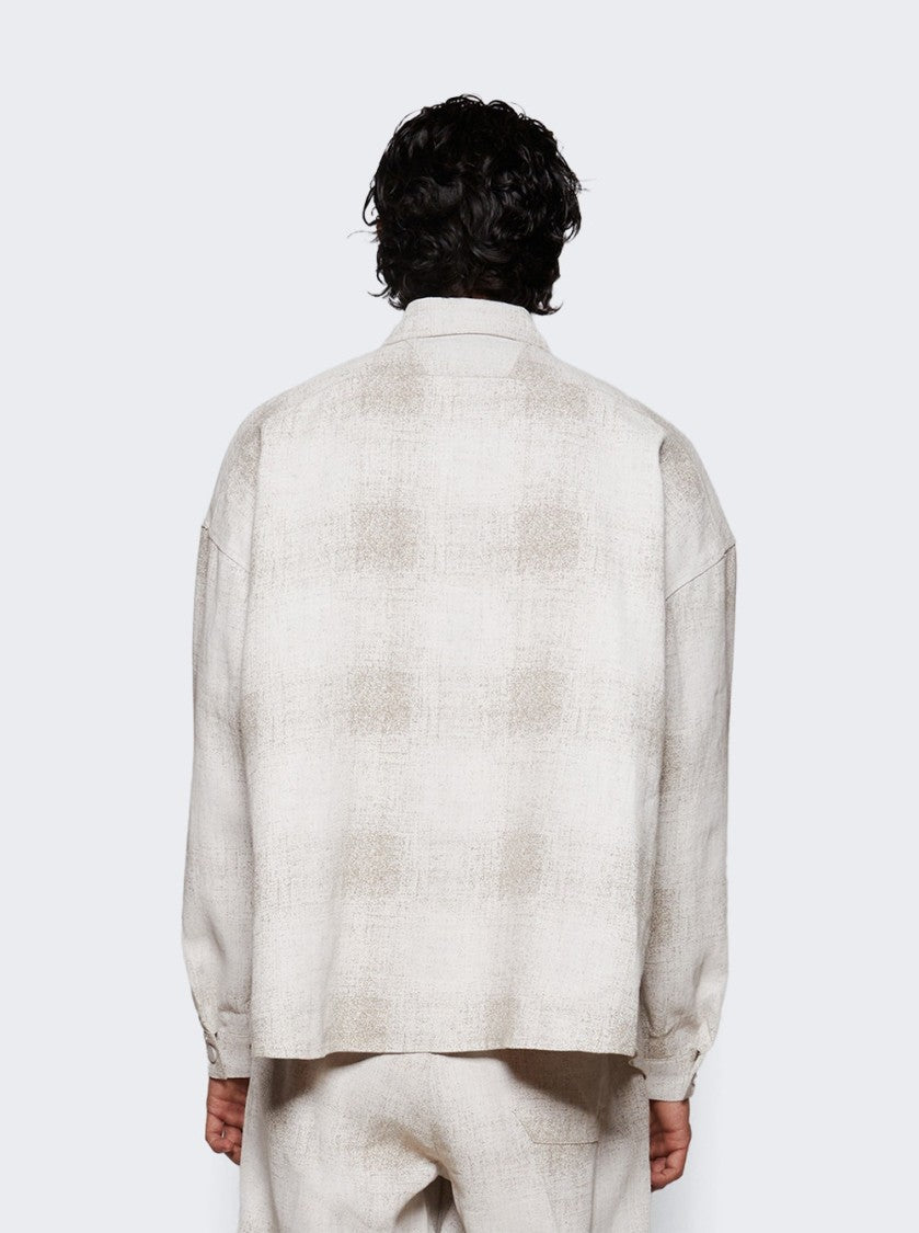 Misbhv Topanga Overshirt White And Beige