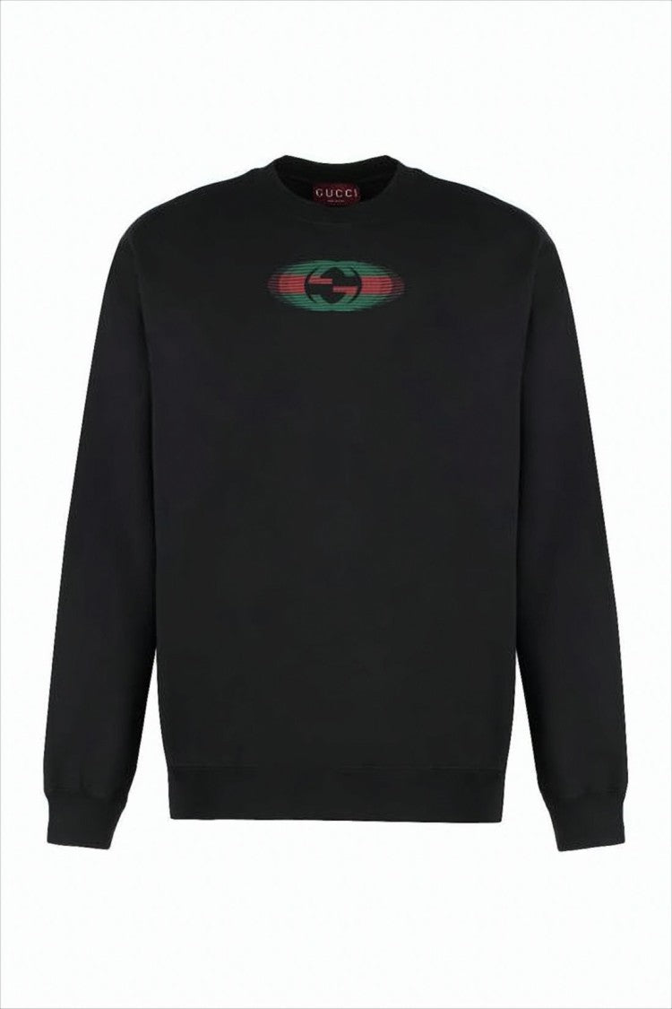Gucci Long-Sleeve Sweatshirt With Graphic Print