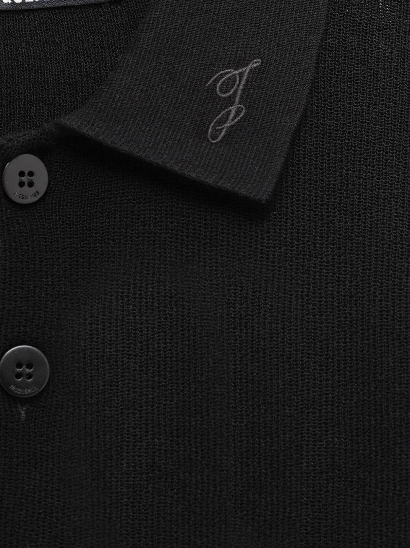 Jacquemus Classic Collar Embroidered Initials Cotton Polo