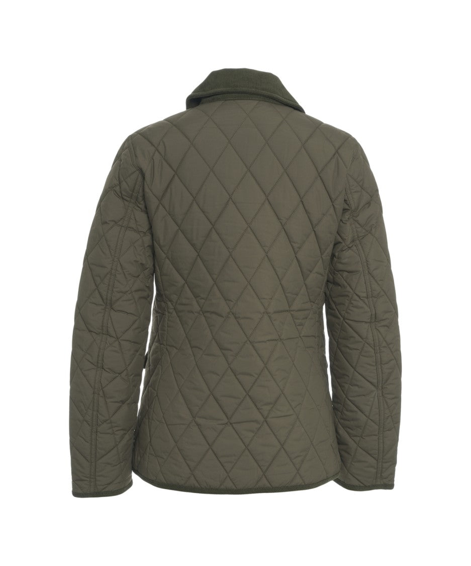 Polo Ralph Lauren Quilted Jacket With Corduroy Collar