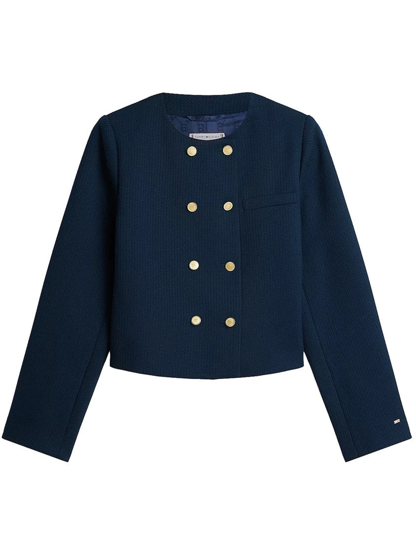 Tommy Hilfiger Cropped Textured Lady Jacket