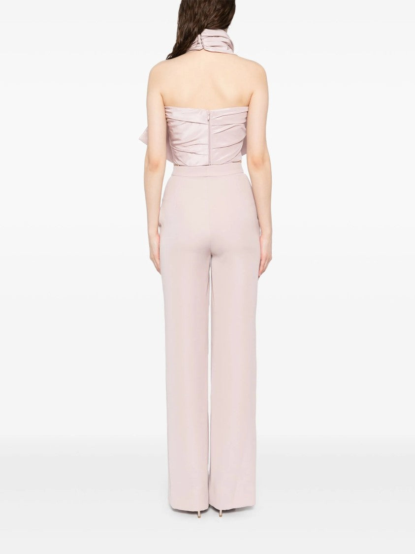 Saiid Kobeisy Strapless Draped Bow Set