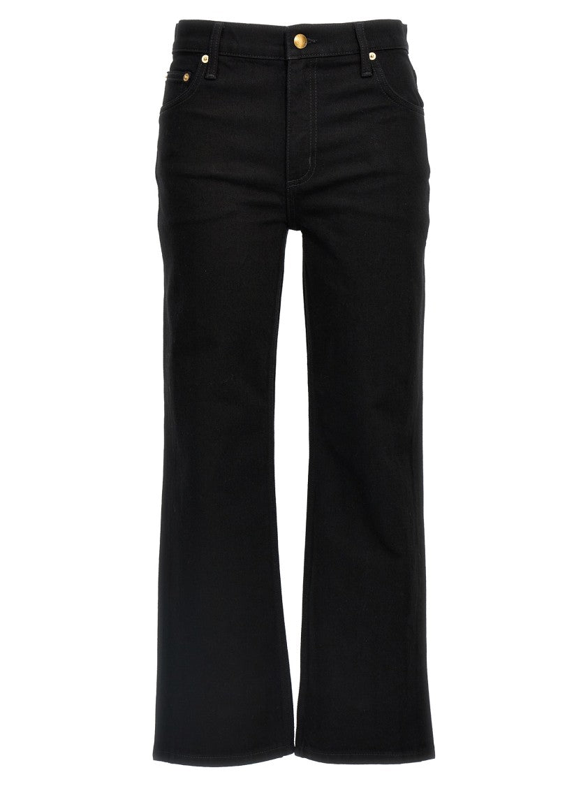 Tory Burch Cropped Kick Flare' Jeans