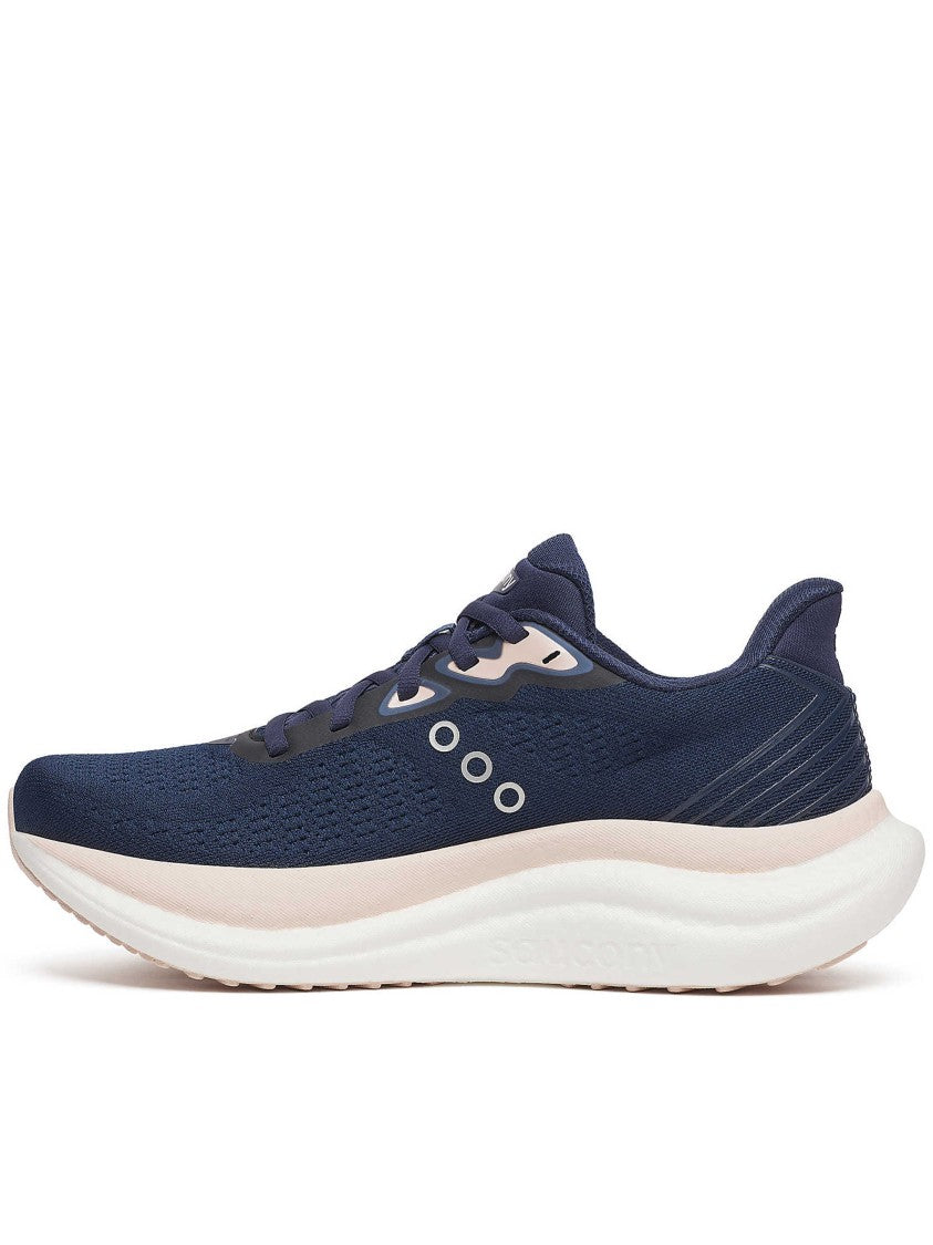 Saucony Streamlined Navy Athletic Sneakers With Cushioned Midsole
