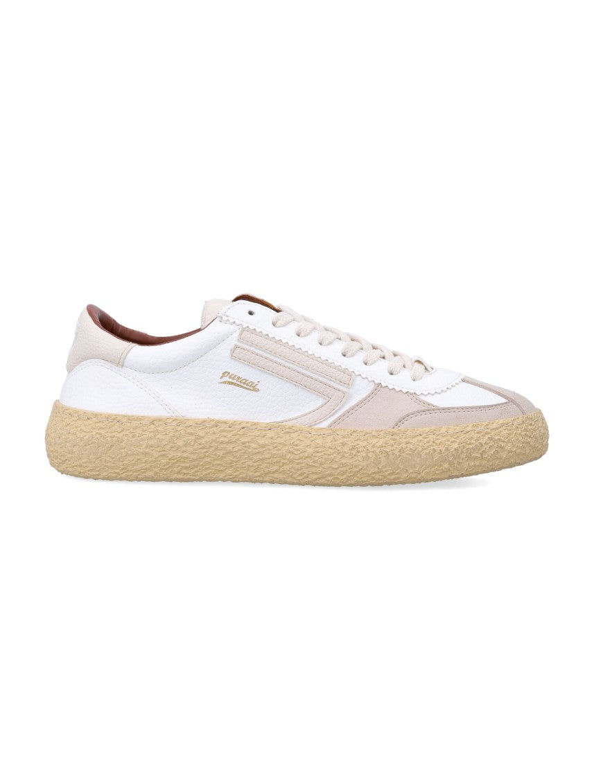 Puraai Vintage Suede Low-Top Sneakers