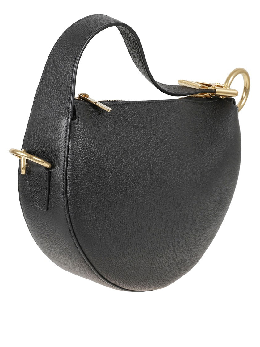 Burberry Textured Leather Handbag