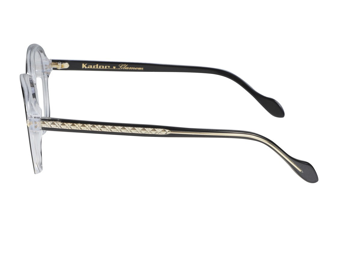 Kador Gold Trilly Glamour-V Square Eyeglasses