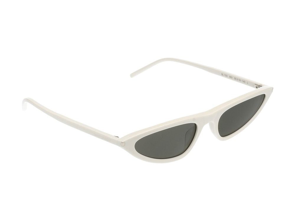 Saint Laurent Sunglasses Saint Laurent Sl 703 003 White White Grey 55/19/145