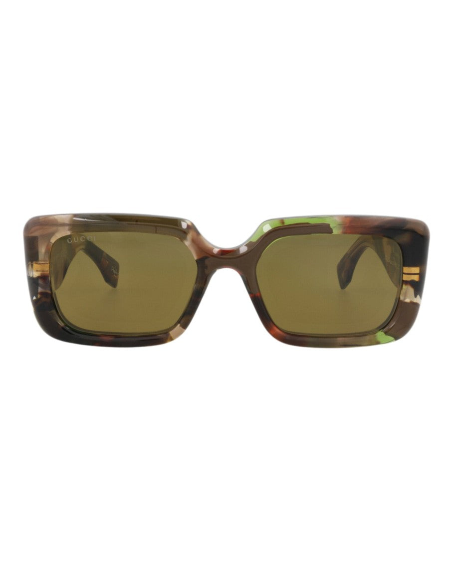 Gucci Square-Frame Recycled Acetate Sunglasses