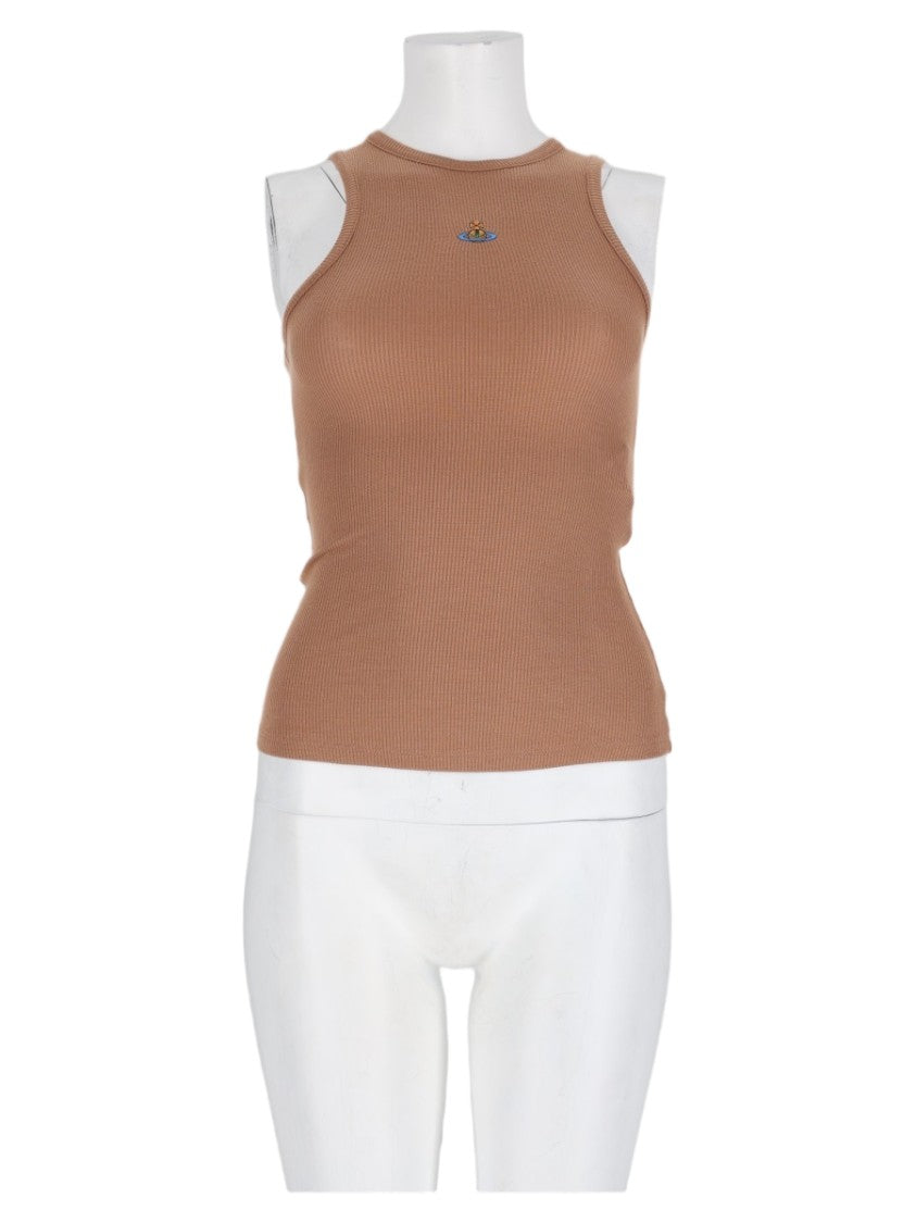 Vivienne Westwood Multicolor Ribbed Viscose-Blend Sleeveless Top