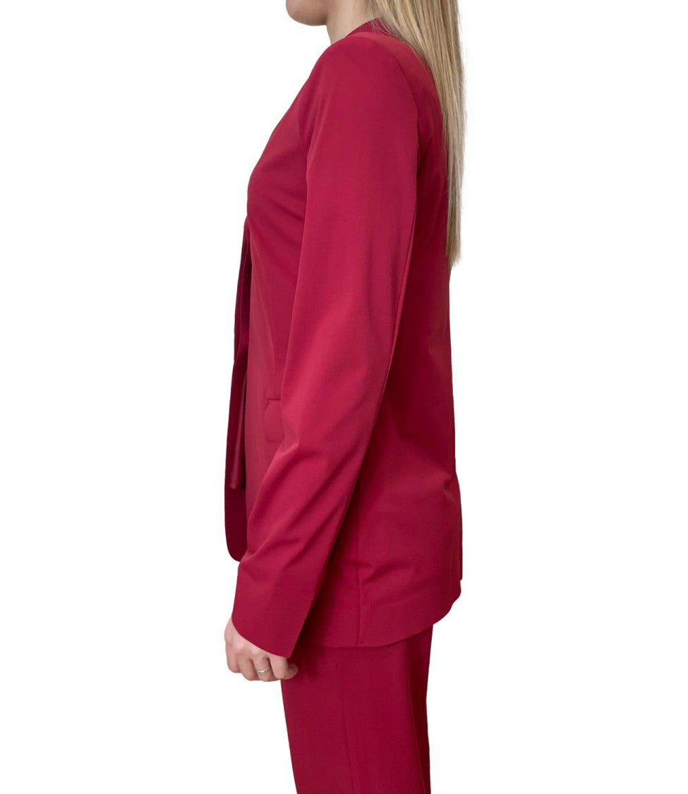 Max Mara Dark Red Mmlpalo Polyamide Jacket