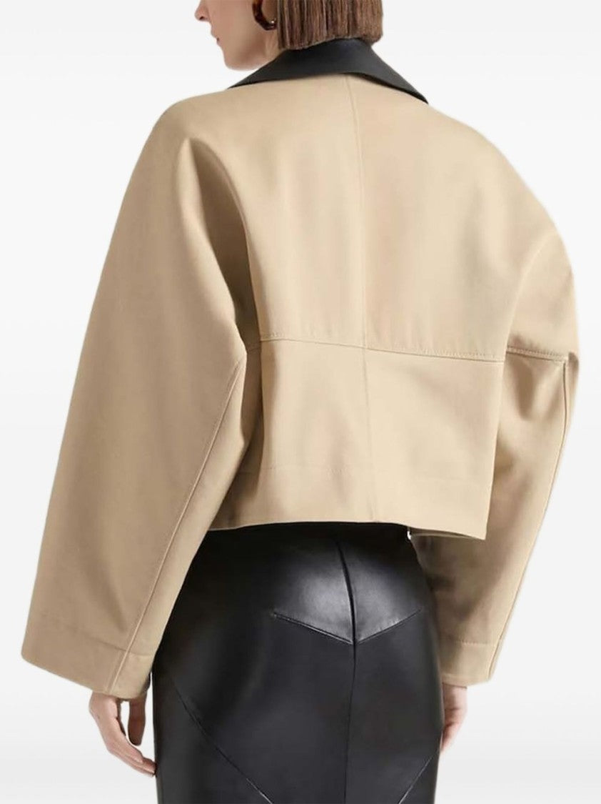 Givenchy Cropped Two-Tone Coat