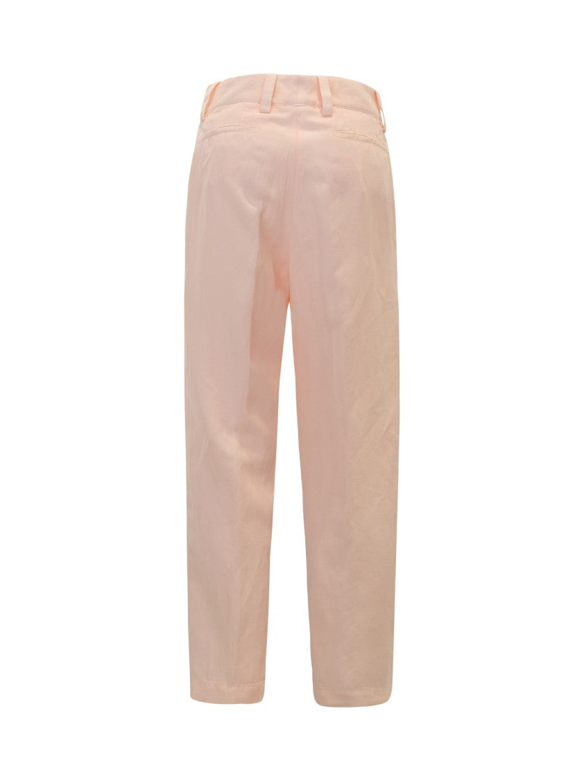 Pt Pink Cotton Pants