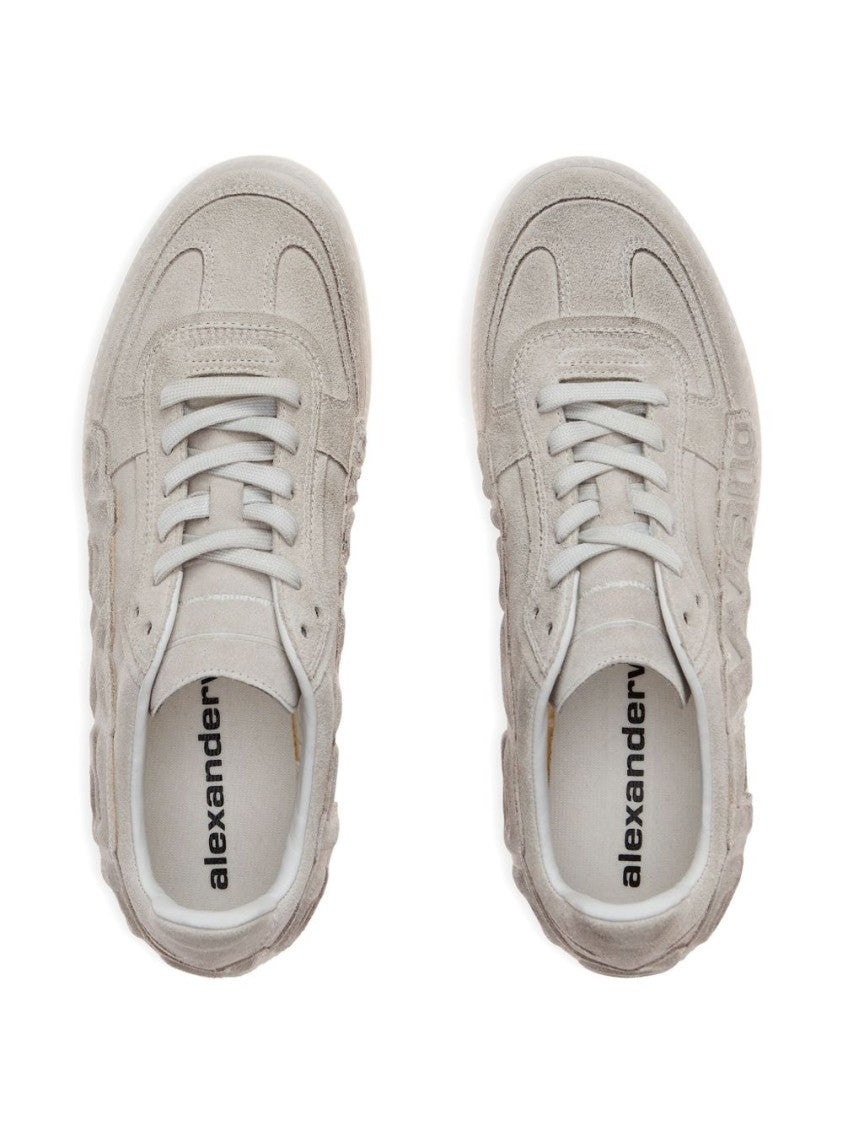Alexander Wang Low-Top Vitello Sneakers With Textured Finish