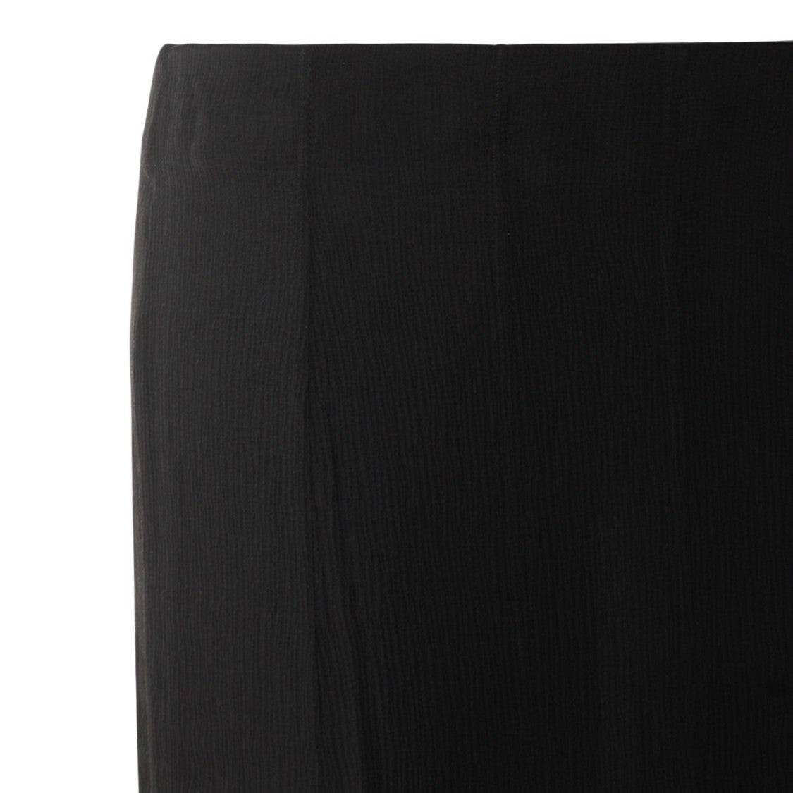 Chloé Ankle-Length Black Skirt With Pleated Texture