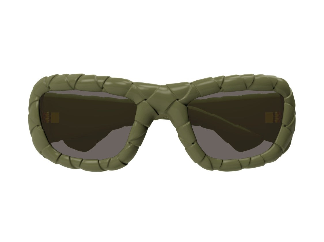 Bottega Veneta Bv1303s Woven Oversized Cat-Eye Sunglasses