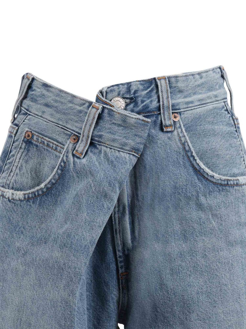 Agolde Vana Fold Wide Leg Jeans