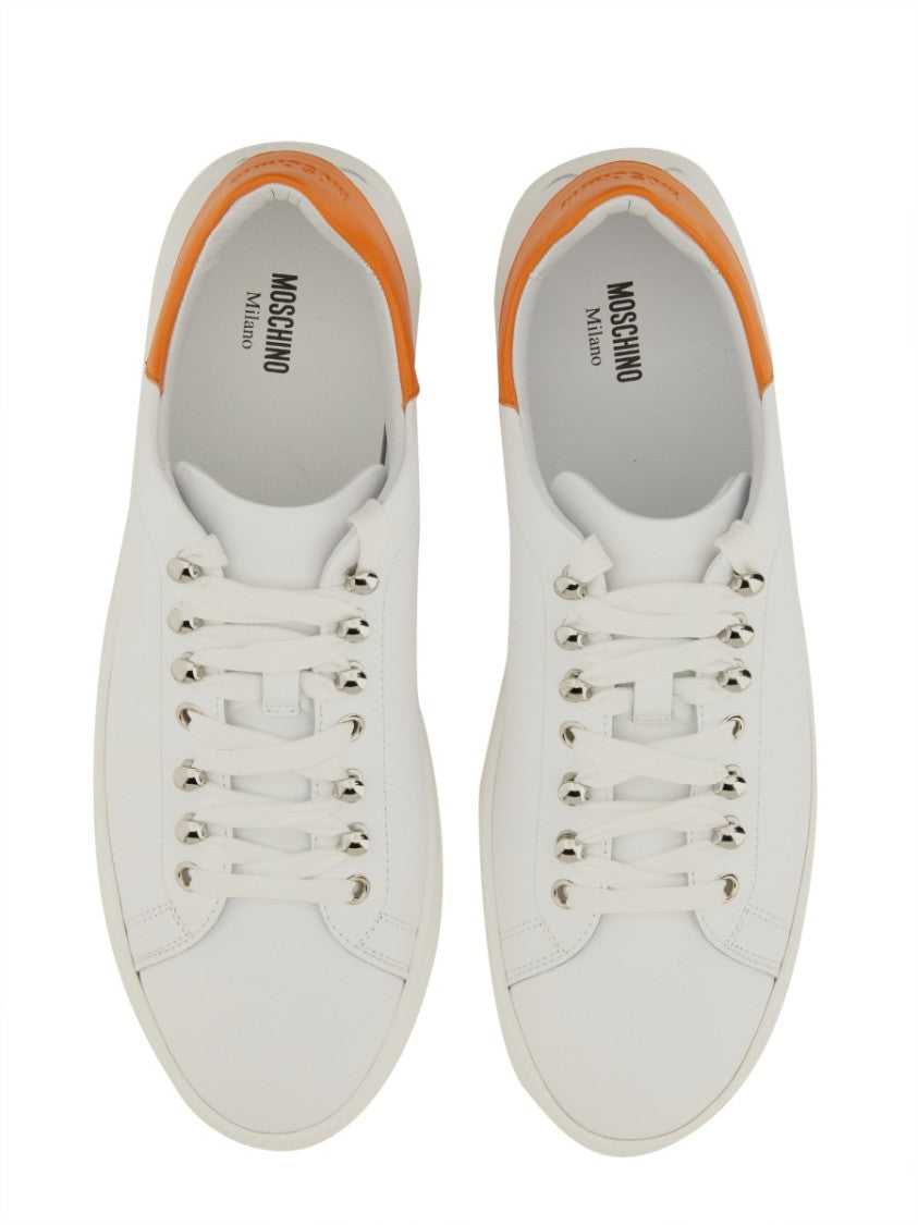 Moschino Leather Sneakers