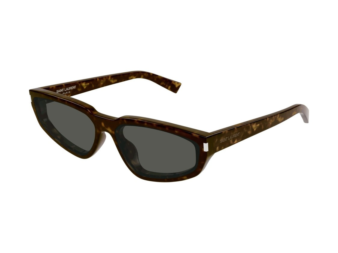 Saint Laurent Sl 634 Nova Metallic Tortoiseshell Oversized Cat-Eye Sunglasses