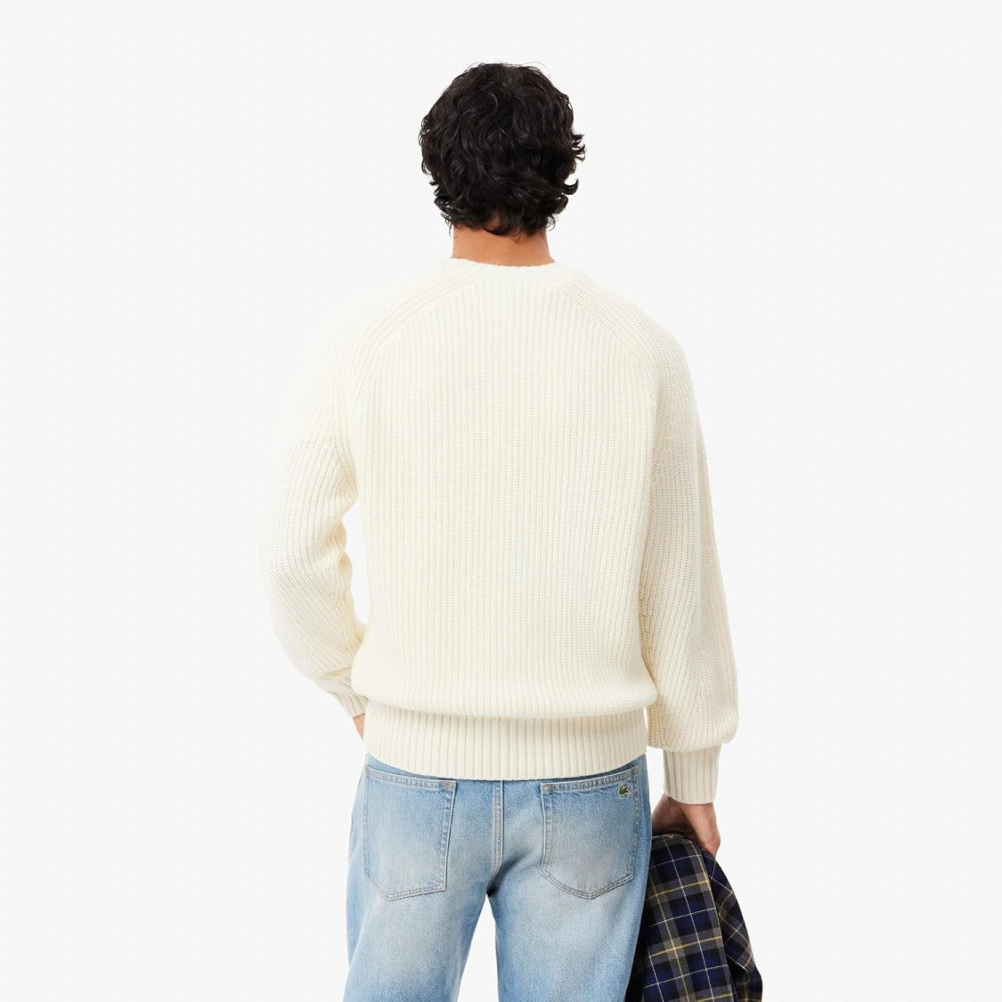 Lacoste Structured Sweater With Minimalistic Detailing